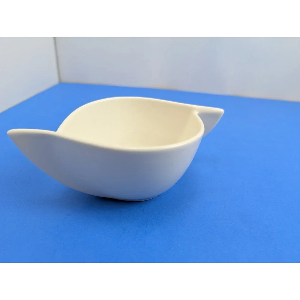 VILLEROY & BOCH Porcelain 1748 Germany White NEW WAVE Open Sugar Bowl